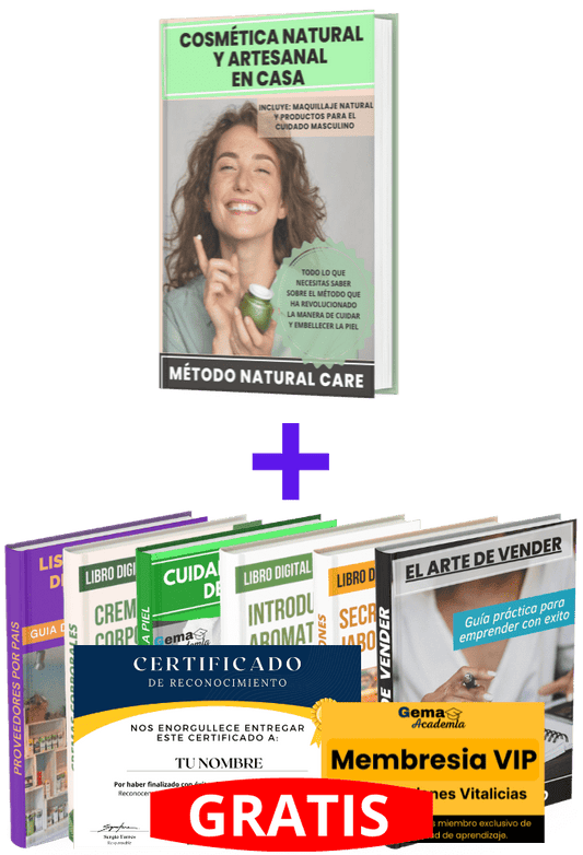 ✨ Método Natural Care — Aprende a Crear Cosméticos Naturales y Artesanales Desde Casa + Bonos Exclusivos 🎁